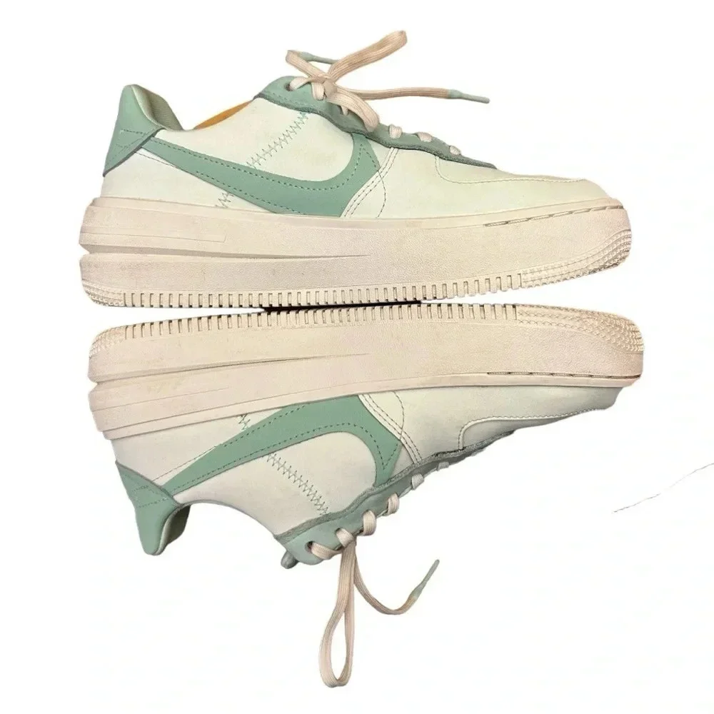 Nike Air Force 1 Low PLT.AF.ORM Sneakers Size 8 Barely Green Brown Mint Y2K